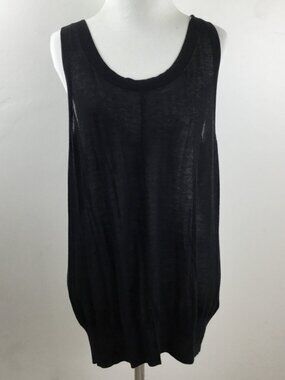 Helmut Lang Cashmere Blend Sleeveless Top l